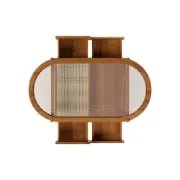 Picture of Hokkie Coffee table Natural wood with Rattan