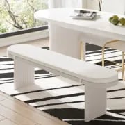 Picture of Lina Modern Dining Bench with a Contemporary Edge