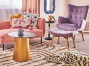 Picture of Montana Armchair Set – Natural Wood Armchair with Matching Footrest