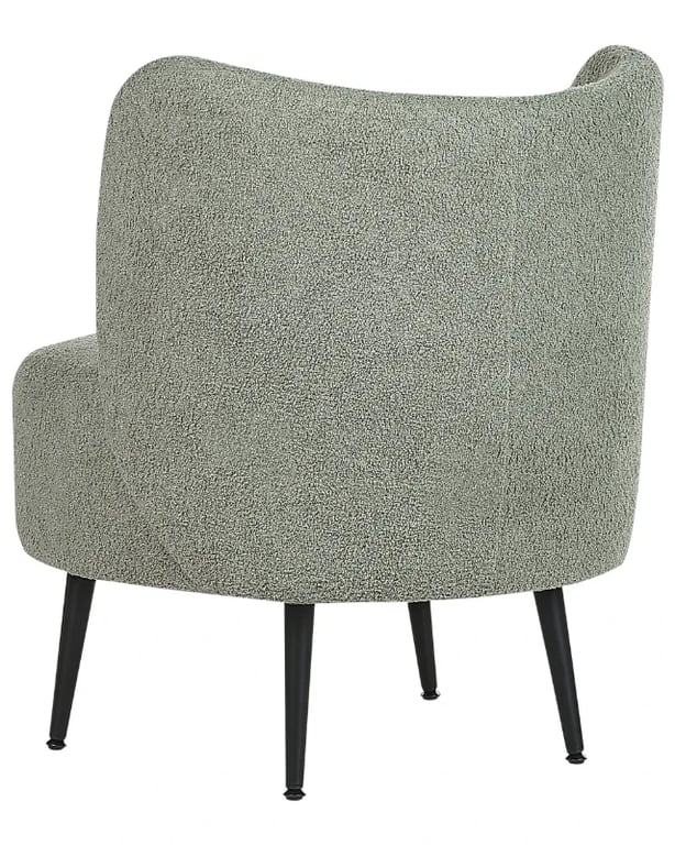 Milo – Elegant Armchair with Stainless Legs