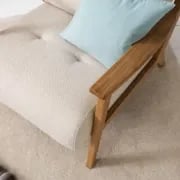 Picture of Casilo Natural Wood Armchair – Vintage Charm & Everyday Comfort