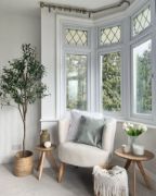 صورة ميلو – كرسي الزاوية المريح الصغير – راحة مدمجة