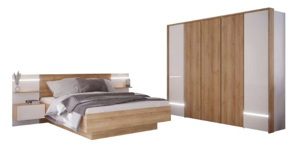 Picture of Solana Modern Bedroom Set – Natural Wood