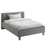 Picture of Nora Tufted Natural wood Bed