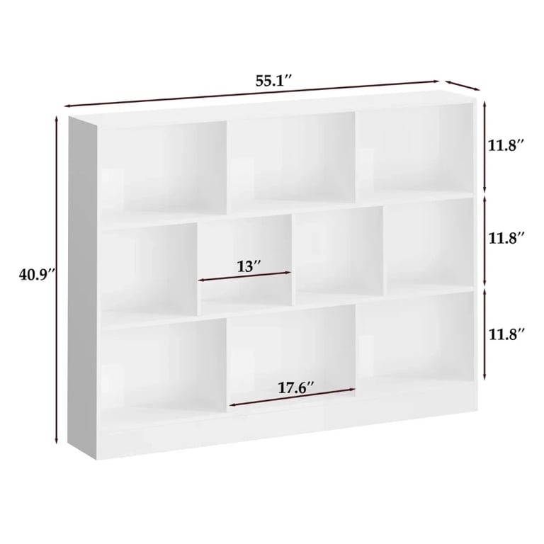 Binegar – Wide Natural Wood Display & Storage Unit