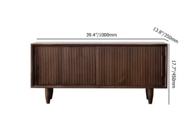 Ravello - Fluted Natural Wood Sideboard