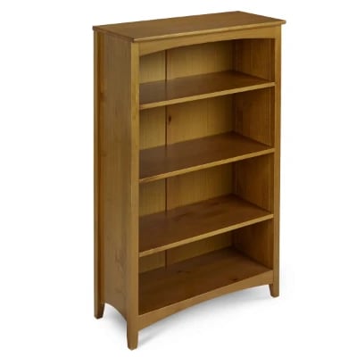 Colton – Elegant Natural Wood Bookcase