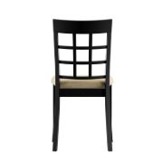 Gillan Slat Back Side Chair in Black (Set of 2)