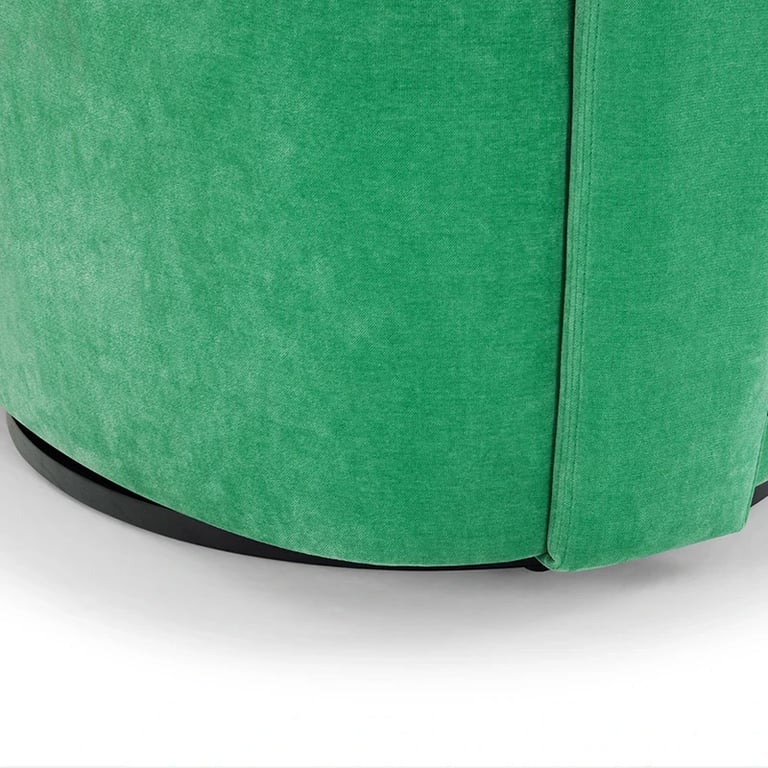 Picture of Patchie Patchwork Accent Chair – Soft Upholstery with Natural Wood Base