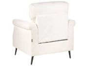 Picture of Daroa Modern Armchair – Natural Wood with Stainless Steel Legs
