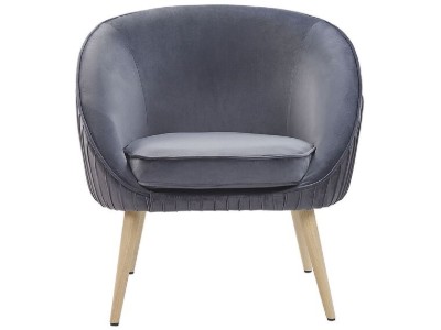 صورة كرسي ديڤانو الدائري الأنيق – مصنوع من الخشب الطبيعي مع تنجيد فخم