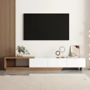 Marcel – Extendable TV Unit & Coffee Table Set made of Natural Wood