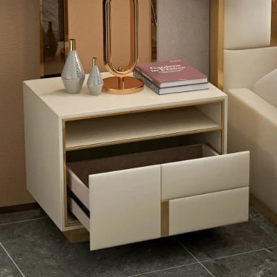 Picture of Klasio Nightstand Natural wood - One drawer