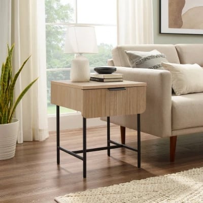 Picture of Lasino Natural wood Side table