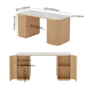 Écrito Desk - Natural Wood.