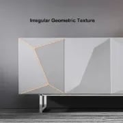 Picture of Venela Modern Sideboard Natural wood with Metal legs