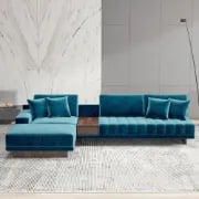 Picture of Armia L-Shaped Sectional – Natural Wood