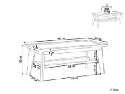 Picture of Tavira Rustic Coffee Table – Natural Wood with Timeless Charm