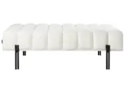 Picture of Ottoman  Velours - Natural wood.