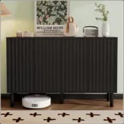 Flutéro – Luxury Modern Natural Wood Shoe Cabinet