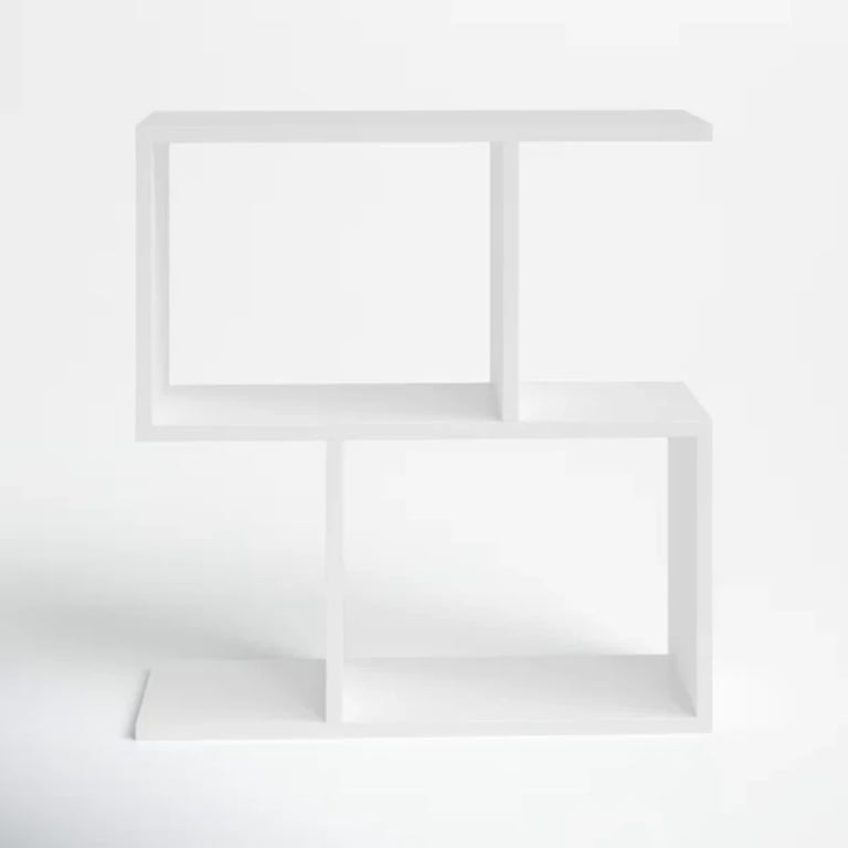 Picture of Kayli Natural wood side table - Four Shelves