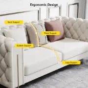 صورة كنبه اليسيوم - خشب طبيعى