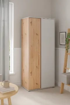 صورة سِنتو – دولاب شباب من الخشب الطبيعي ببابين