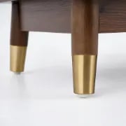 صورة خزانة كتب جاب - خشب الطبيعى مع إطار و درج معدنى