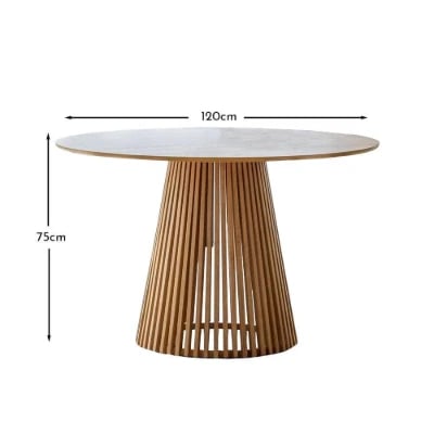 Picture of Nara Round Dining Table – Natural Wood