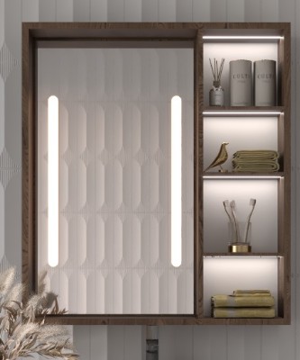 Picture of Cavea – Smart LED Bathroom Mirror Cabinet with Storage Shelves