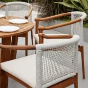 Picture of Solana Outdoor Dining Set - Natural wood