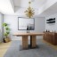 Iulia Extendable Pedestal Dining Table