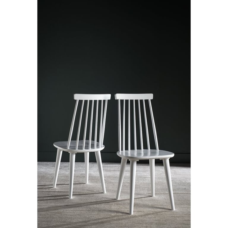 Biry Solid Wood Slat Back Arm Chair