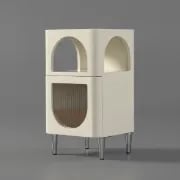 Picture of Moderno Natural wood Side table