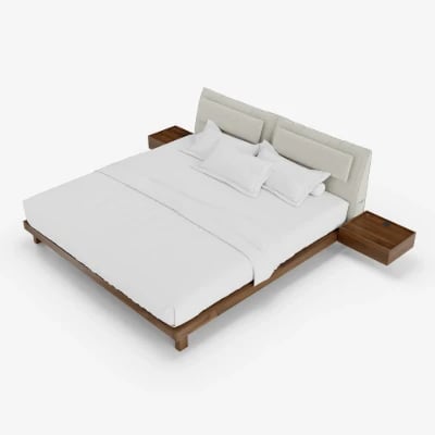 Picture of Velvion Modern Bed - Natural wood
