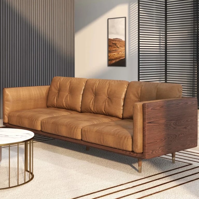Picture of Cavello Sofa – Natural Wood
