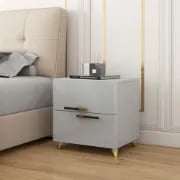 صورة طاولة غرفة نوم حديثة درجين - جرايش