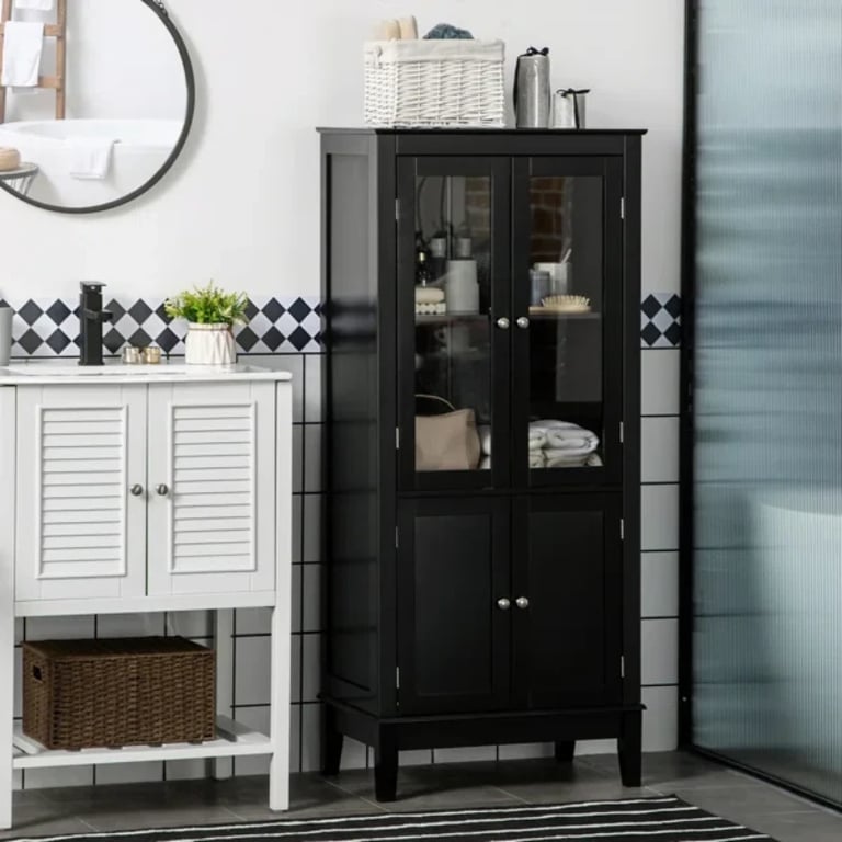 Picture of Master Wooden bathroom cabinet