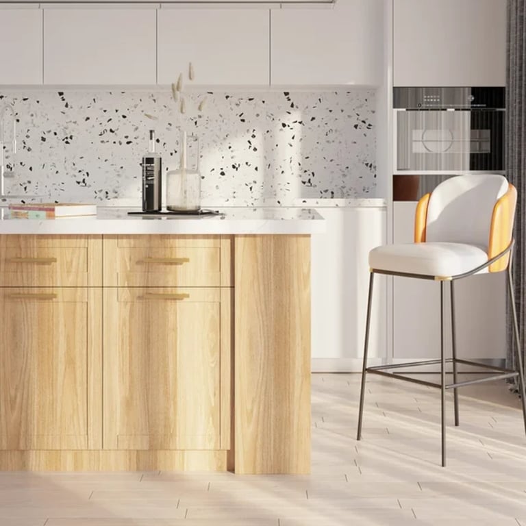 Grata Kitchen Island with Storage