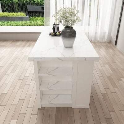 Grata Kitchen Island with Storage