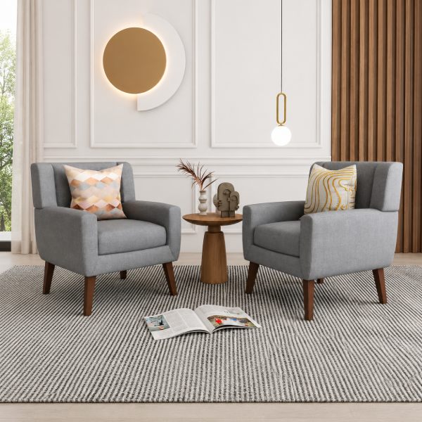 Picture of Aurore Armchair - Natural Wood.