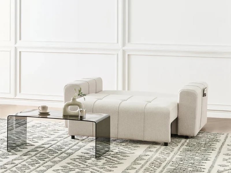 صورة باراديس – كنبة سرير قابلة للتحويل مصنوعه من الخشب الطبيعي.