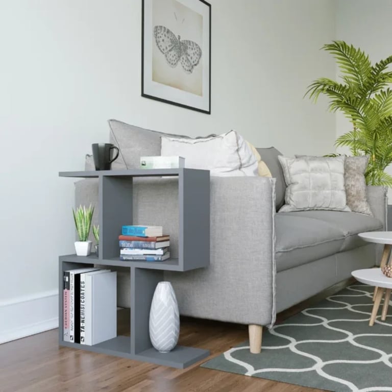 Picture of Kayli Natural wood side table - Four Shelves