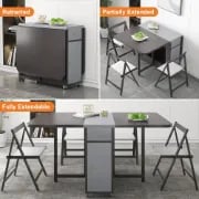 Picture of Sai Rectangle Folding Dining Table Set