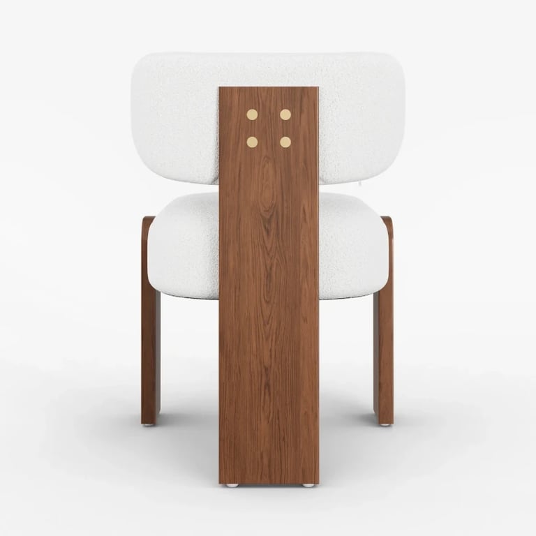 Picture of Maven Natural Wood Curve Chair