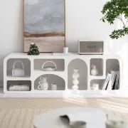 Picture of Silven Modular TV & Bookcase Unit – Natural Wood