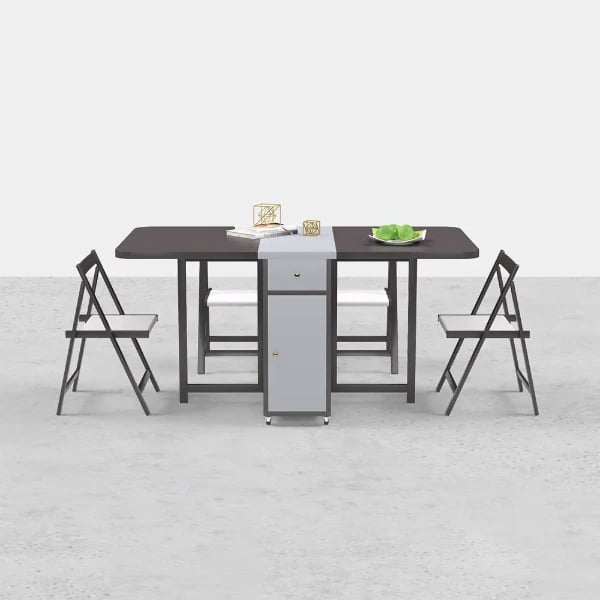 Picture of Sai Rectangle Folding Dining Table Set