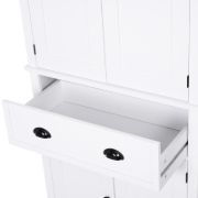 Santa Kitchen Storage Cabinet – Natural Wood with Elegant Minimal Design