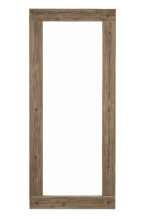 صورة هيلينا مرآة حائط من الخشب الطبيعي