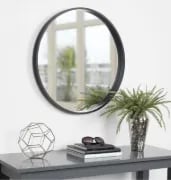 Picture of Round Wall Mirror in black